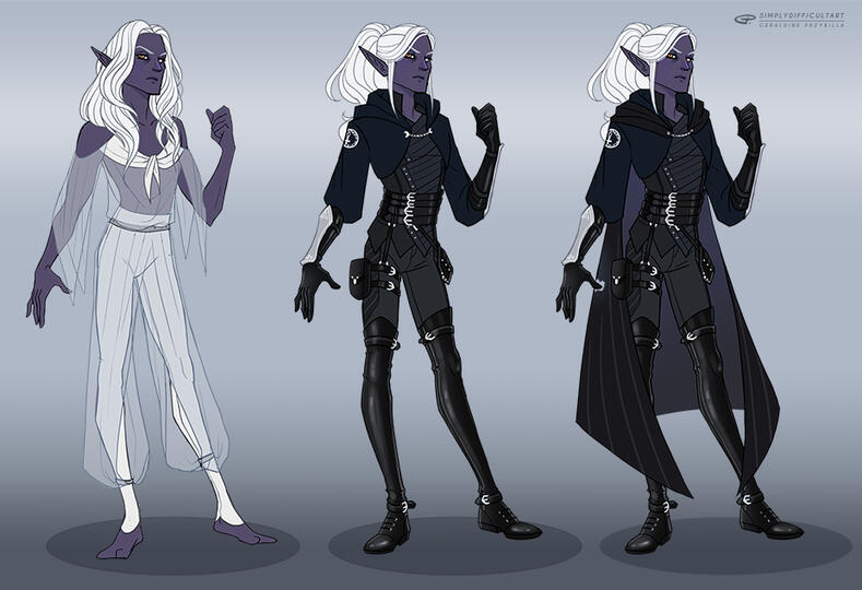 Eilistraeen Garb &amp; Bladesinger Outfit