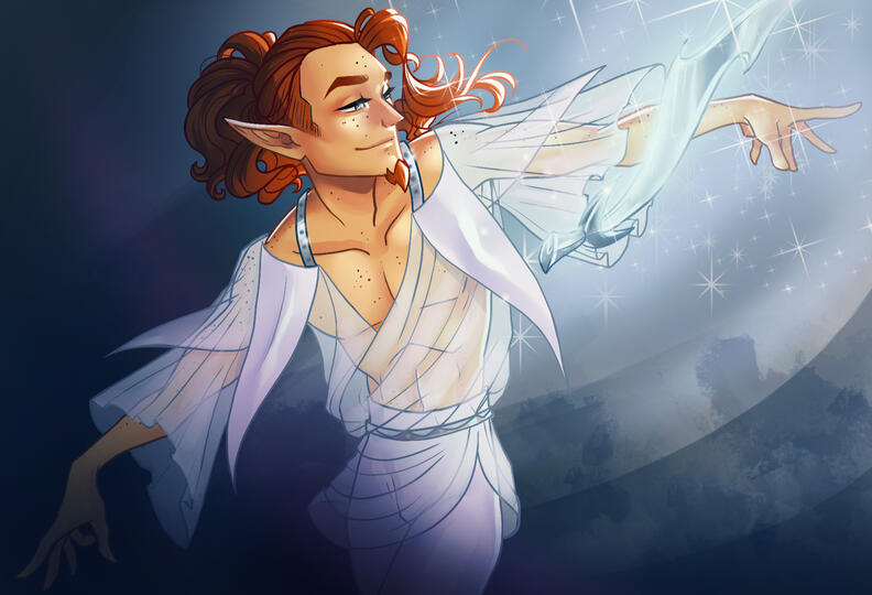 Potae with an eilistraean dancing sword